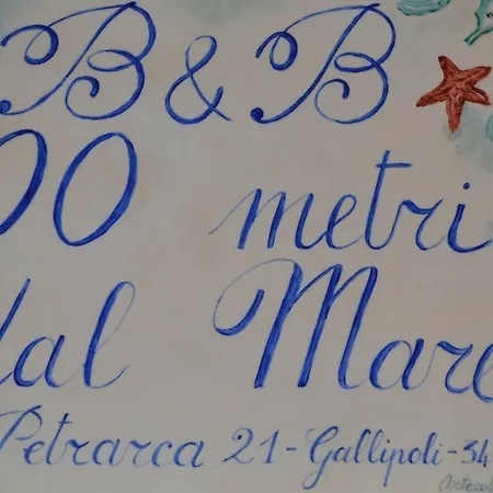 100 Metri Dal Mare Bed & Breakfast Gallipoli